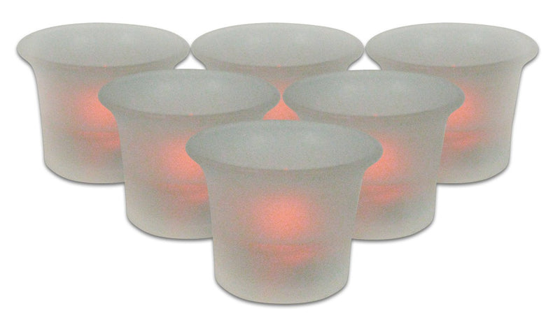 Brite Star 6 Count Battery Operated Cup Votive Candle, 2-Inch - PawsPlanet Australia