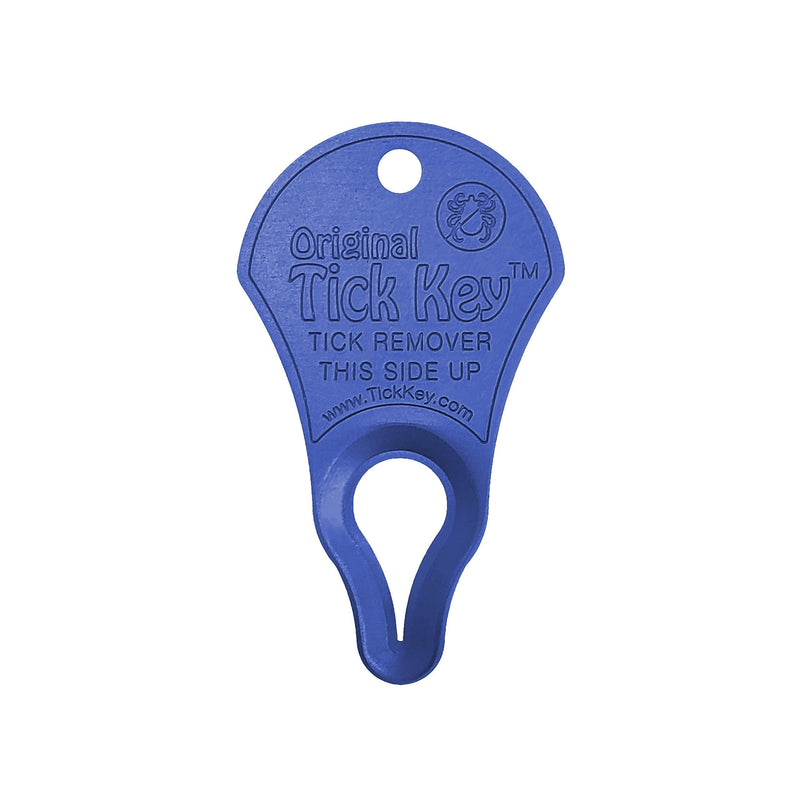 The Original Tick Key -Tick Removal Device - Portable, Safe and Highly Effective Tick Removal Tool (Navy) - PawsPlanet Australia