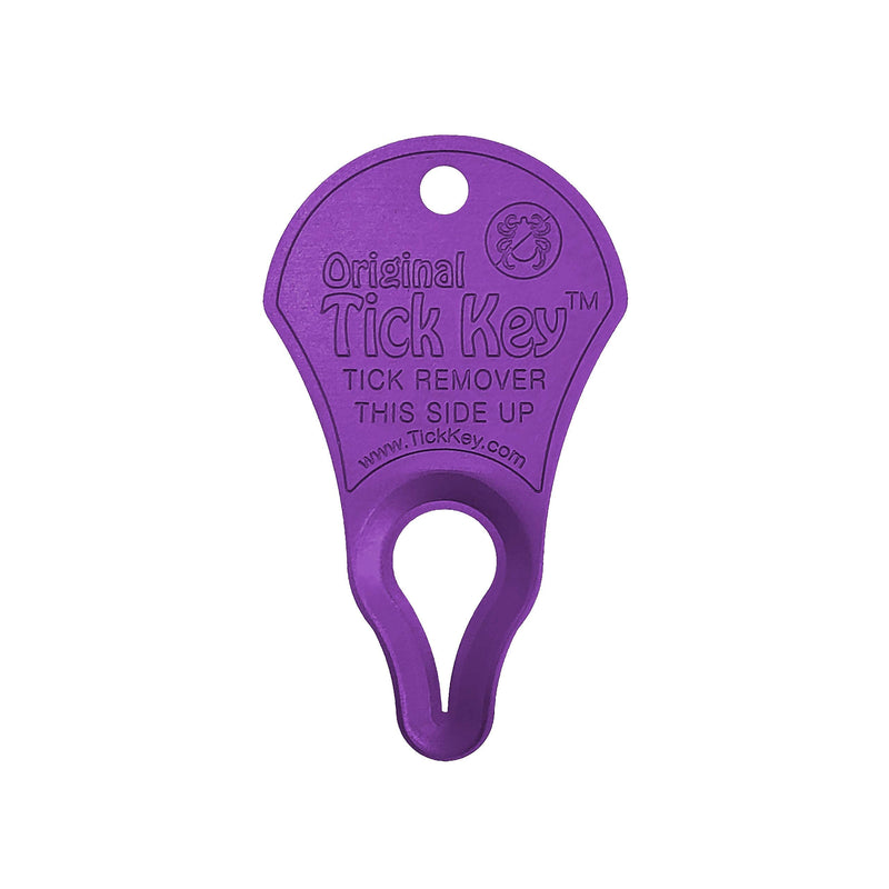 The Original Tick Key -Tick Removal Device - Portable, Safe and Highly Effective Tick Removal Tool (Purple) - PawsPlanet Australia