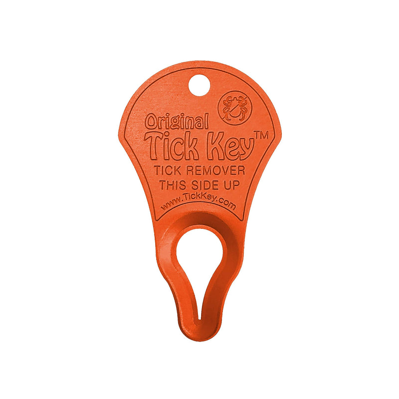 The Original Tick Key -Tick Detaching Device - Portable, Safe and Highly Effective High Visibility Tick Detaching Tool (Orange) - PawsPlanet Australia