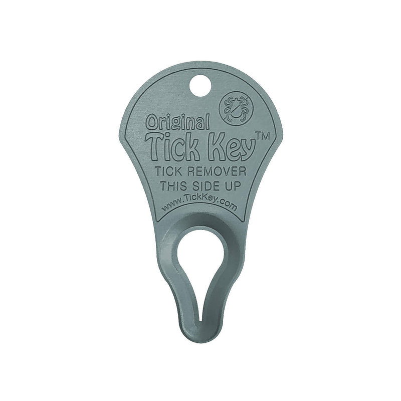 The Original Tick Key -Tick Removal Device - Portable, Safe and Highly Effective Tick Removal Tool (Pewter) - PawsPlanet Australia