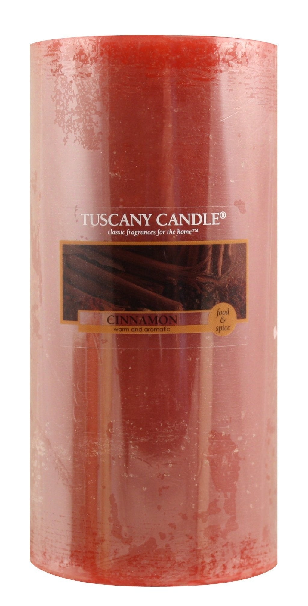Langley Empire Candle Tuscany Pillars, 3 by 6-Inch, Cinnamon - PawsPlanet Australia