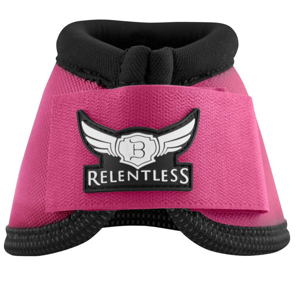 [Australia] - SmartPak Relentless Strikeforce No-Turn Bell Boots Pink Medium 