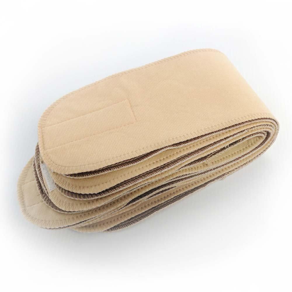 [Australia] - EZwhelp (8-Pack Belly Band/Wrap M: Waist between 15.25" and 19.50" Tan 