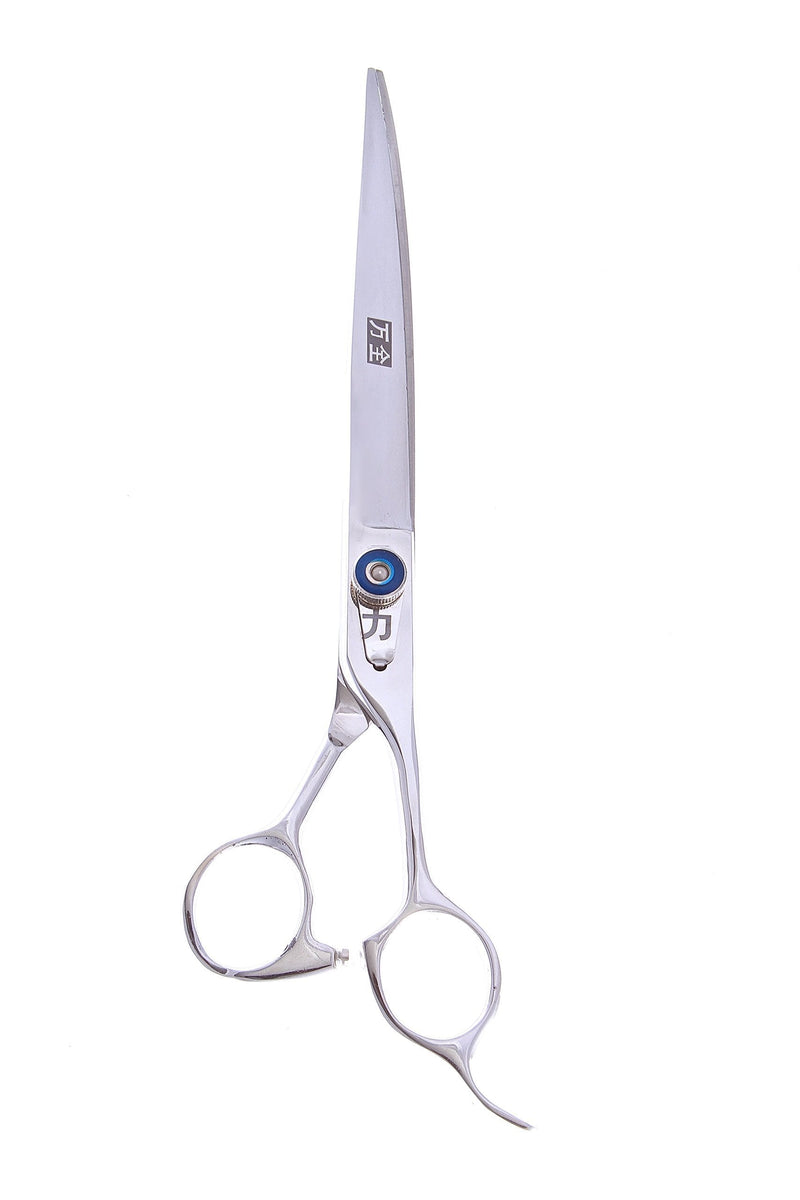 [Australia] - ShearsDirect Curved Pro Grooming Shear with Off Set Handle, 8-Inch 