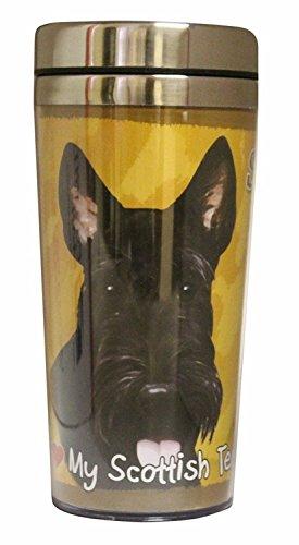 [Australia] - E&S Pets Stainless Steel Scottish Terrier Tumbler, 16 oz 