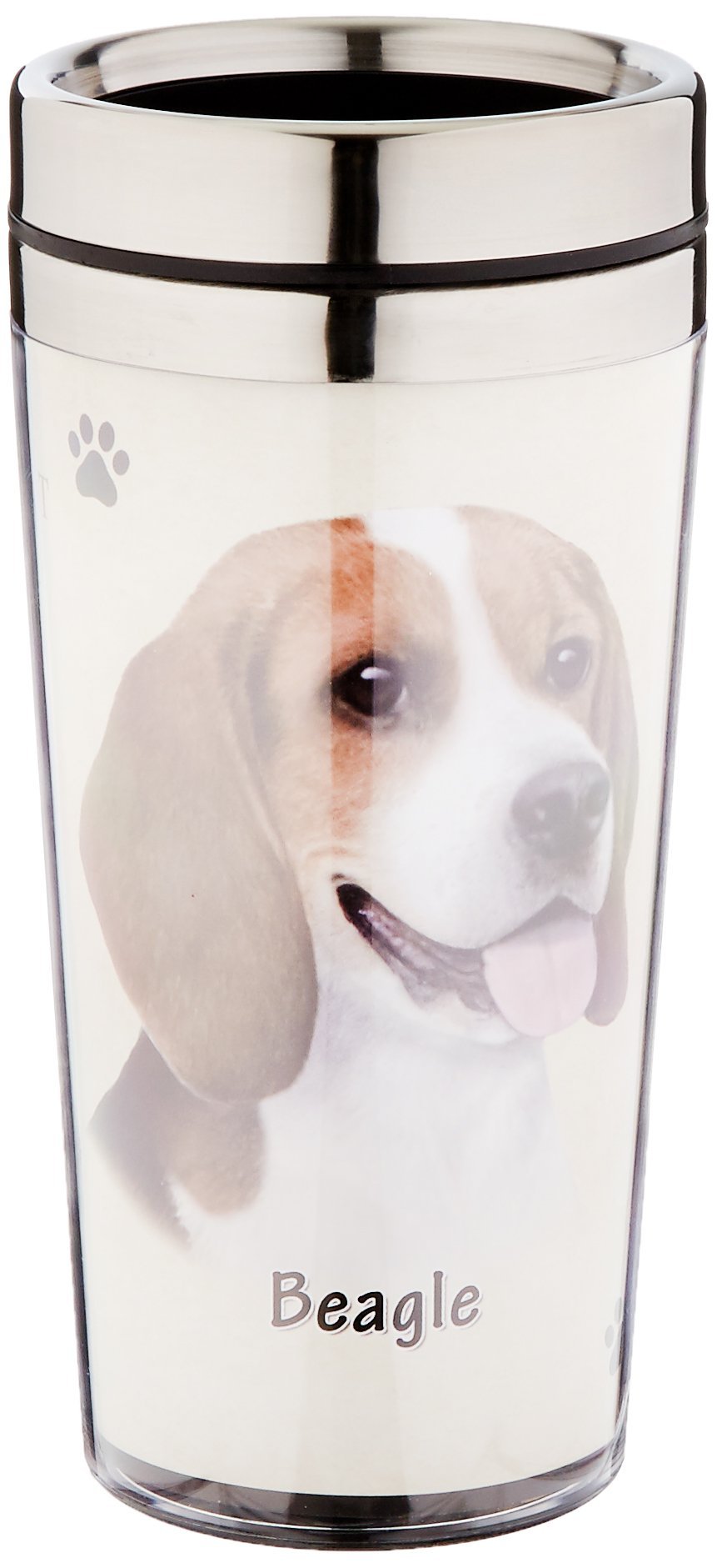 [Australia] - E&S Pets Stainless Steel Beagle Tumbler, 16 oz 