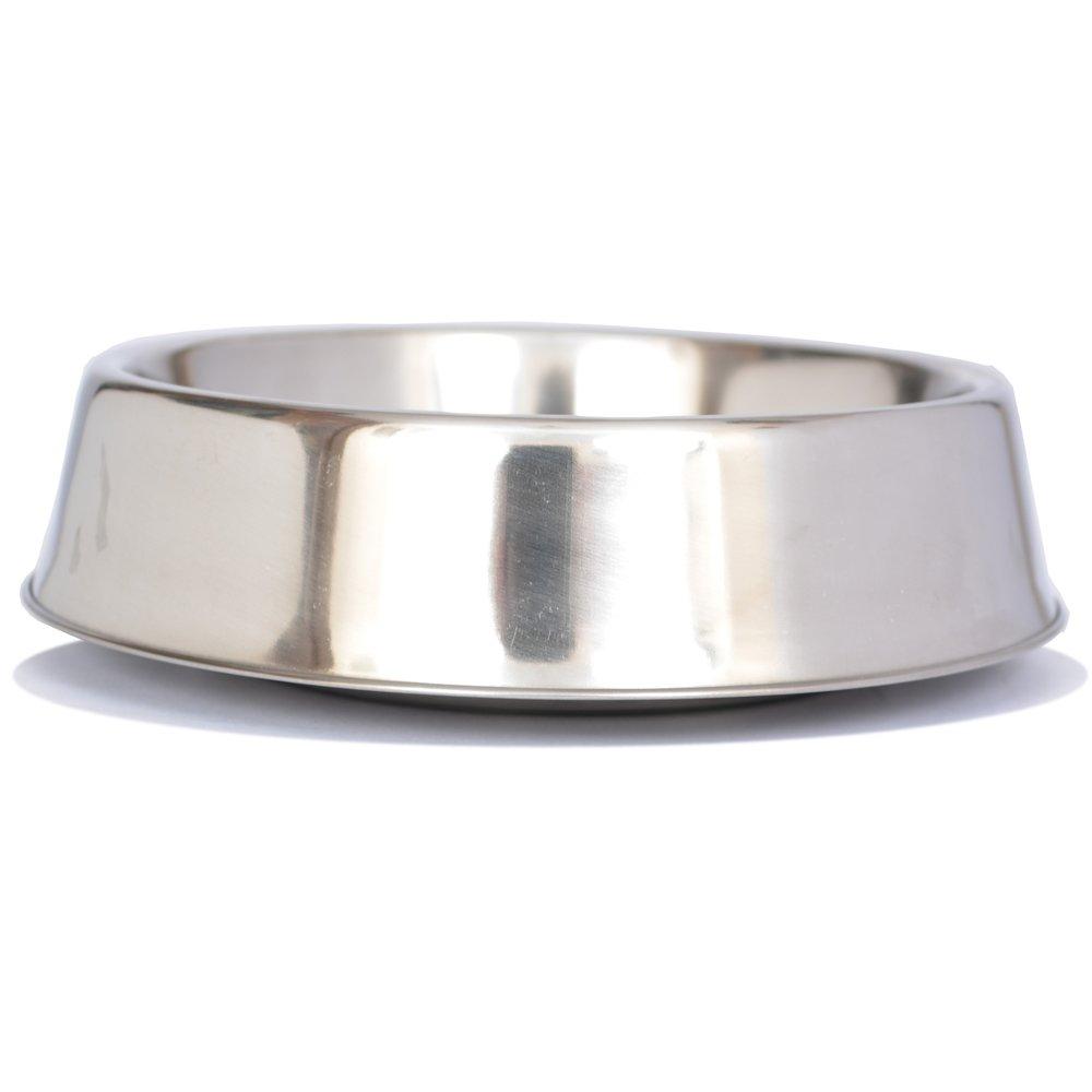 [Australia] - Iconic Pet Anti Ant Stainless Steel Non Skid Pet Food/ Water Bowl in Varying Sizes - Noise Free Ant Resistant Dog/Cat Feeding Bowl with Unique Design and Rubber Base makes it an Elegant Ant Proof Dish 2 Cup/ 16 oz. 