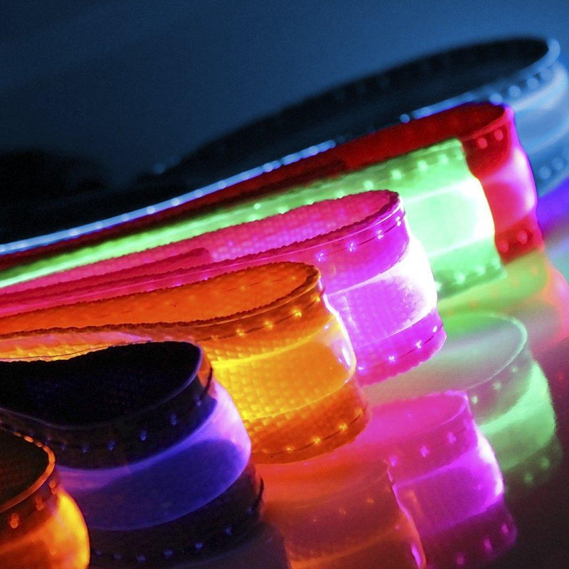 [Australia] - Paws & Pals LED Pet Neck Collar Flashing Color Light Up Night Safety Strap, X-Large, Purple 