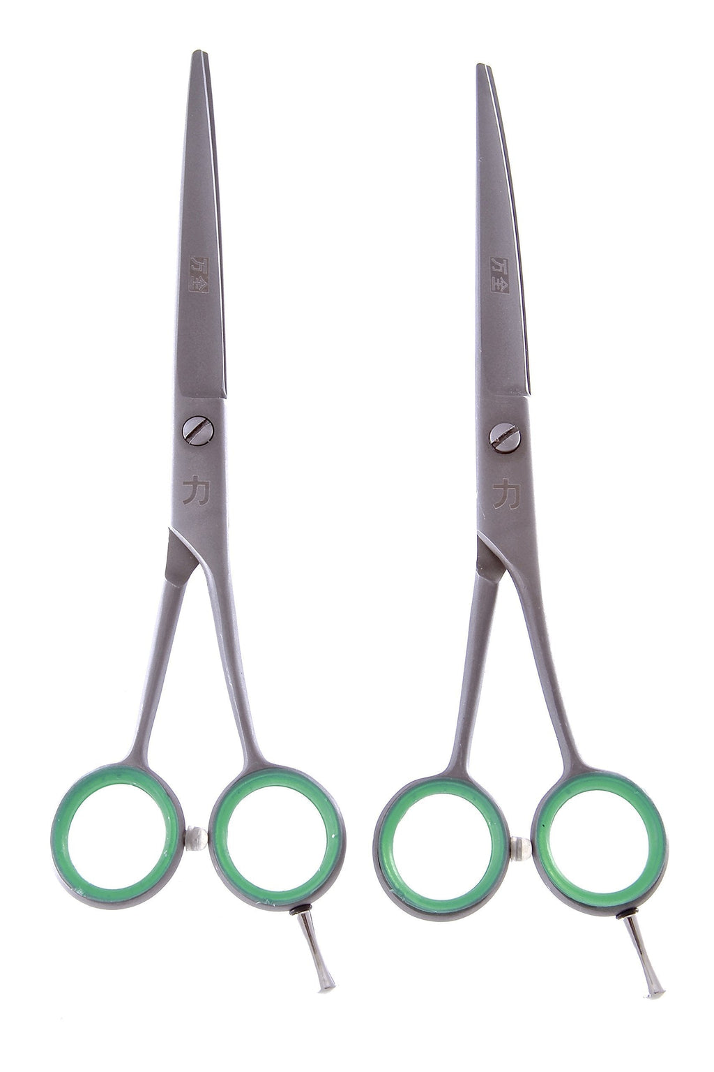[Australia] - ShearsDirect Straight and Curved, Serated Blade, Professional Shear, 6.5-Inch, Set of 2 