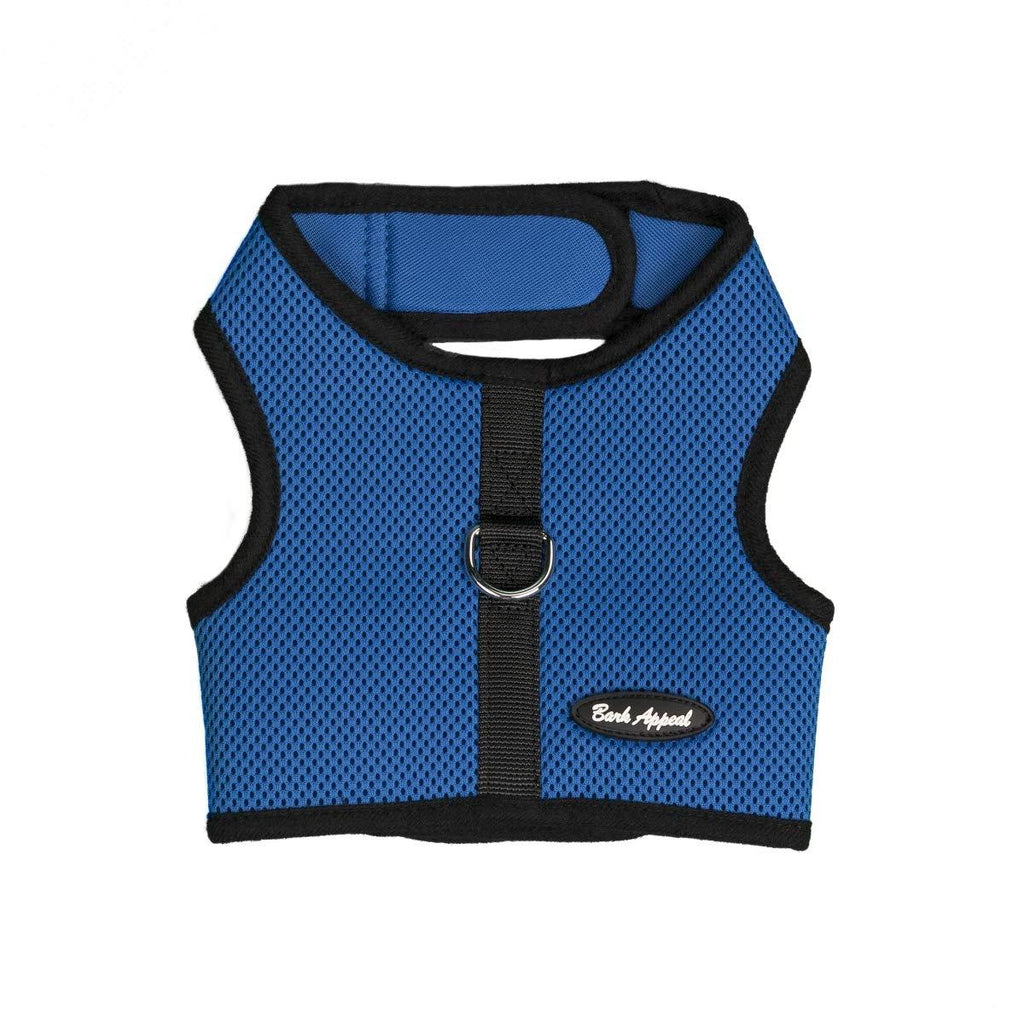 [Australia] - Bark Appeal BBWNG-M Wrap N Go Mesh Cloth Hook & Eye Harness44; Blue - Medium 