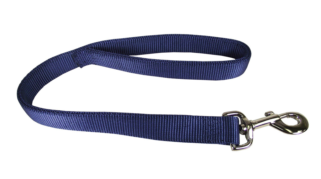 [Australia] - Hamilton Double Thick Nylon Dog Lead, 1-Inch by 12-Inches, Navy Blue 