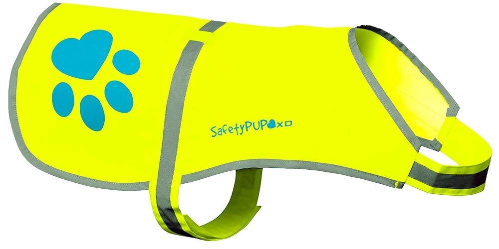 SafetyPUP XD Urban Dog Reflective Vest. Our Fluorescent Hi-Visibility Dog Jacket in Multi-Colors Helps to Safeguard Your PUP in The Outdoors On and Off Leash X-Small Neon Yellow - PawsPlanet Australia