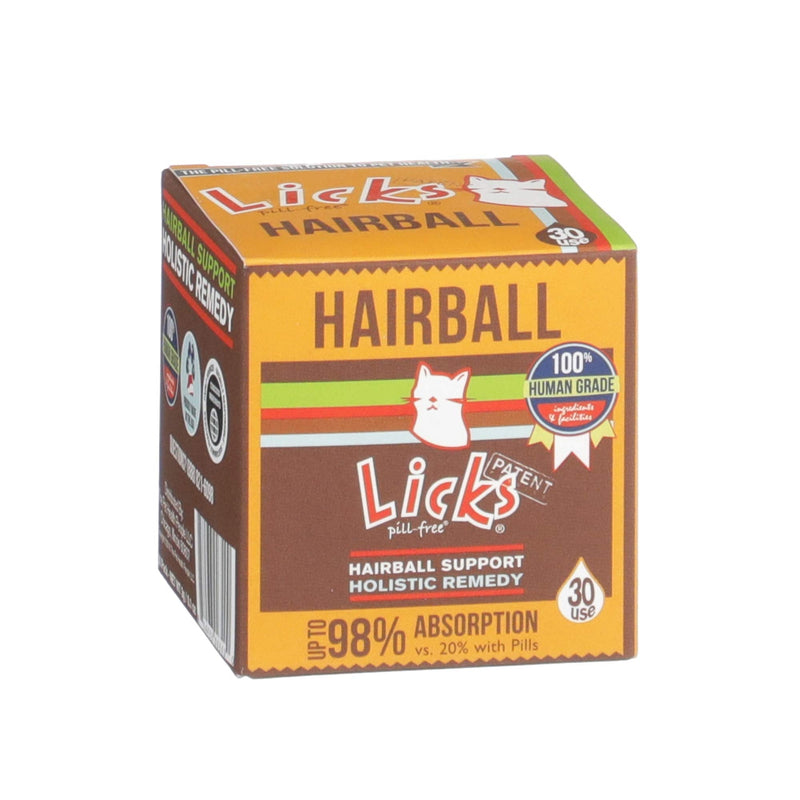 Licks - Hairball Remedy for Cats - Cat Hairball Treatment- LiquiPaks - 30 Use - PawsPlanet Australia