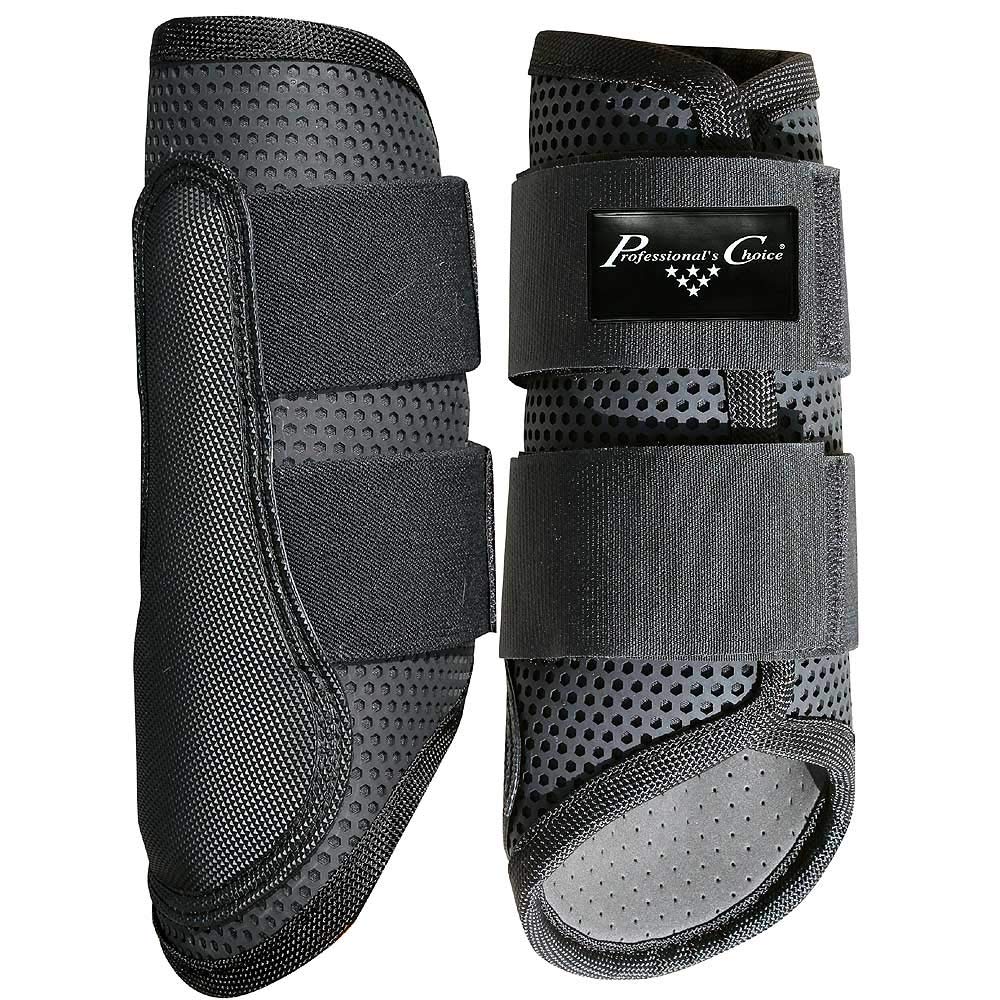 [Australia] - Professionals Choice Boots Pro Mesh Double Hook Loop TPU L Black PMSB 