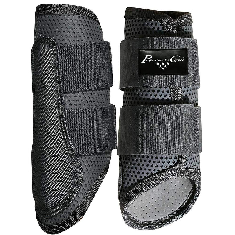 [Australia] - Professionals Choice Boots Pro Mesh Double Hook Loop TPU L Black PMSB 