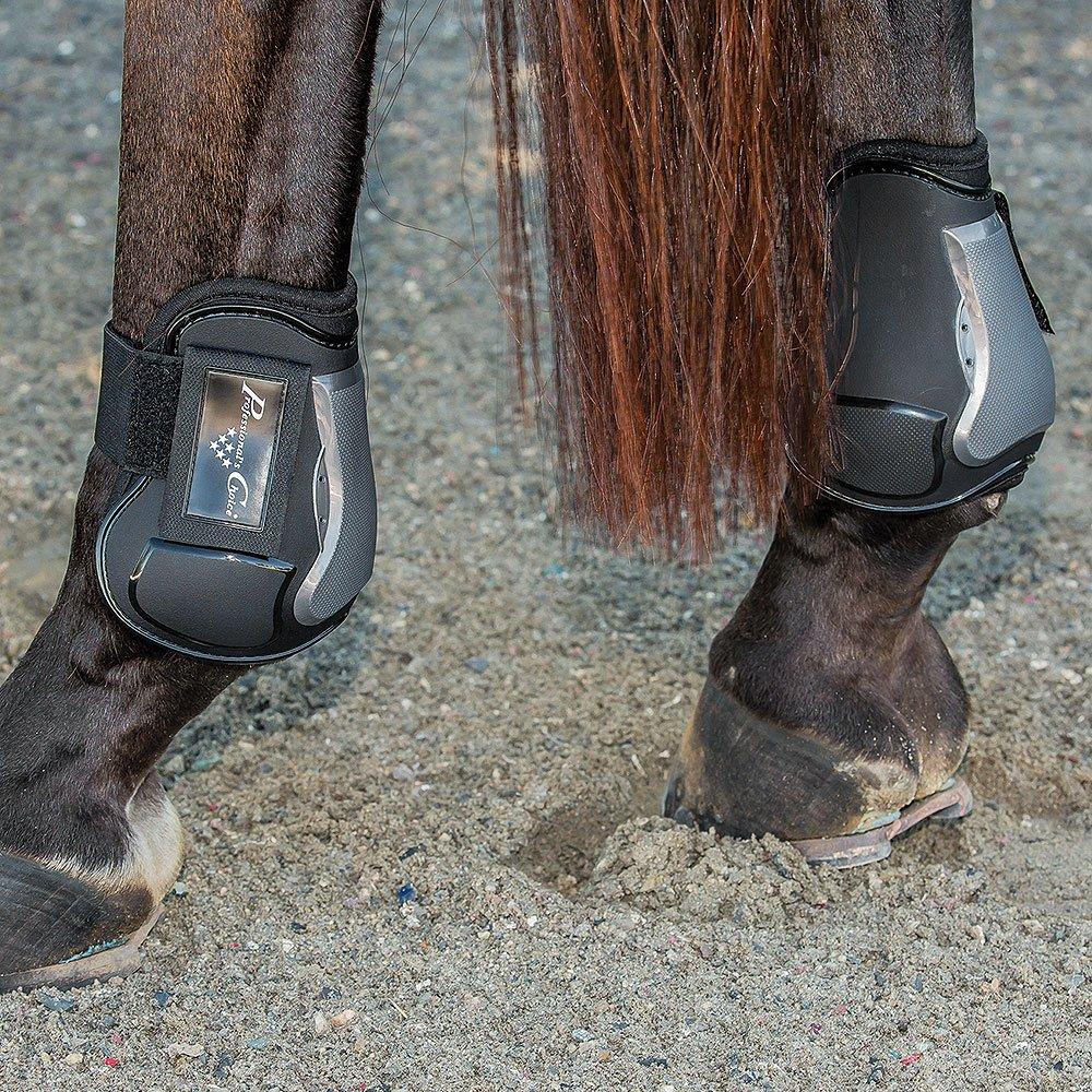 [Australia] - Professional's Choice Boots Horse Flexor Tendon Open Front ASRB100 BLACK M Rear 