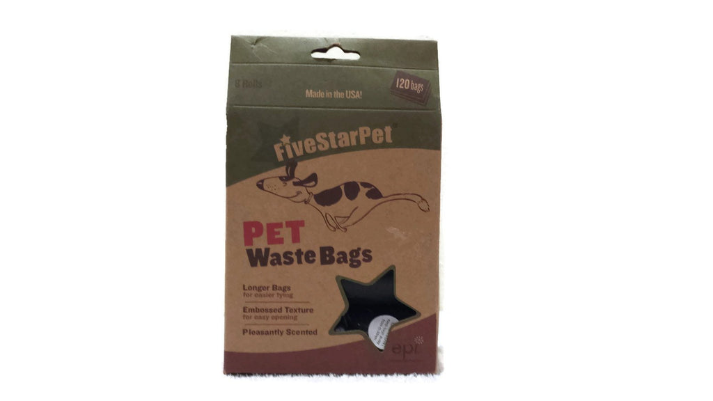 [Australia] - Five Star Pet Waste Bags 8 Rolls 120 Bags Total 