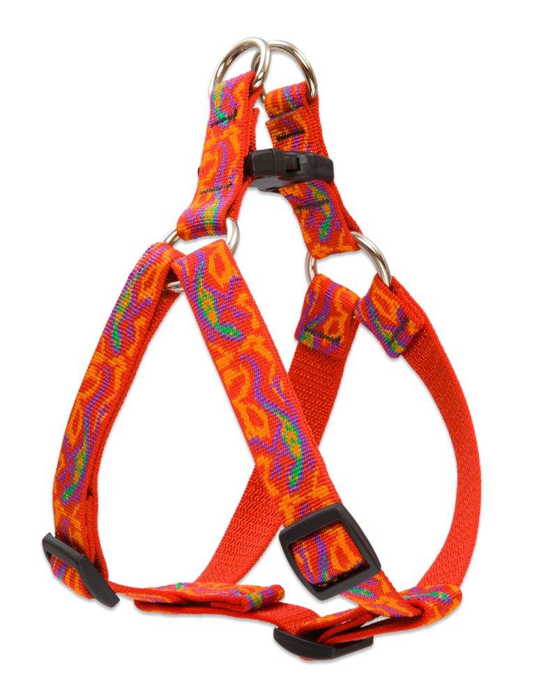 [Australia] - LupinePet Originals 3/4" Go Go Gecko Step In Dog Harness 3/4"W; 15-21" Girth 