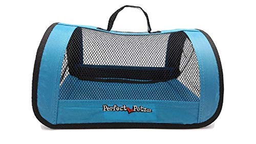 Perfect Petzzz Tote for Lifelike Stuffed Interactive Pet Dogs and Cats, Nylon and Mesh Toy Carrier for Pet Animals, Zippered Carrying Case Accessory (Blue) Accessories Blue - PawsPlanet Australia