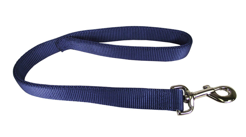 [Australia] - Hamilton Double Thick Nylon Dog Traffic Lead Total Length Including Loop Handle, 1-Inch by 2-Feet, Navy Blue 