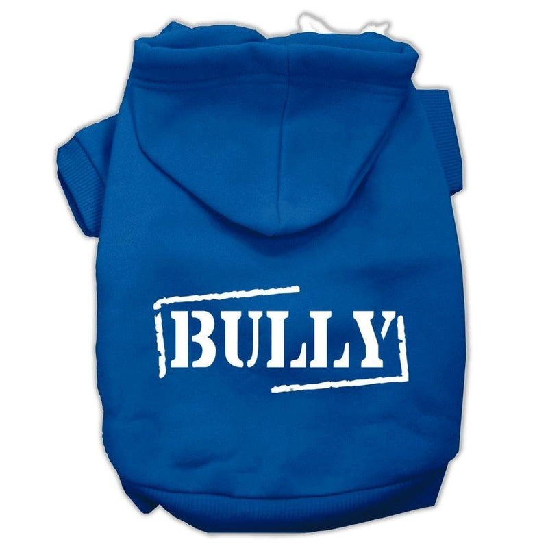 Mirage Pet Products Bully Screen Printed Pet Hoodies Blue XX-Large - PawsPlanet Australia
