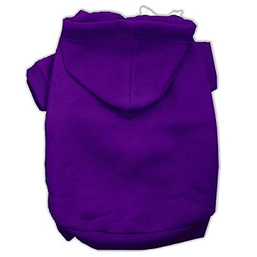 Mirage Pet Products 12" Blank Hoodies Purple Medium - PawsPlanet Australia