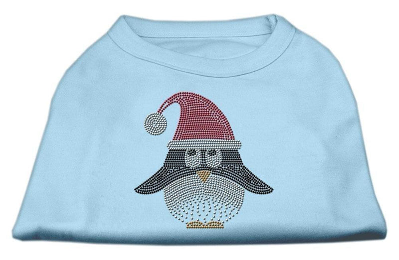 [Australia] - Mirage Pet Products 18" Santa Penguin Rhinestone Dog Shirt Baby, 2X-Large, Blue 