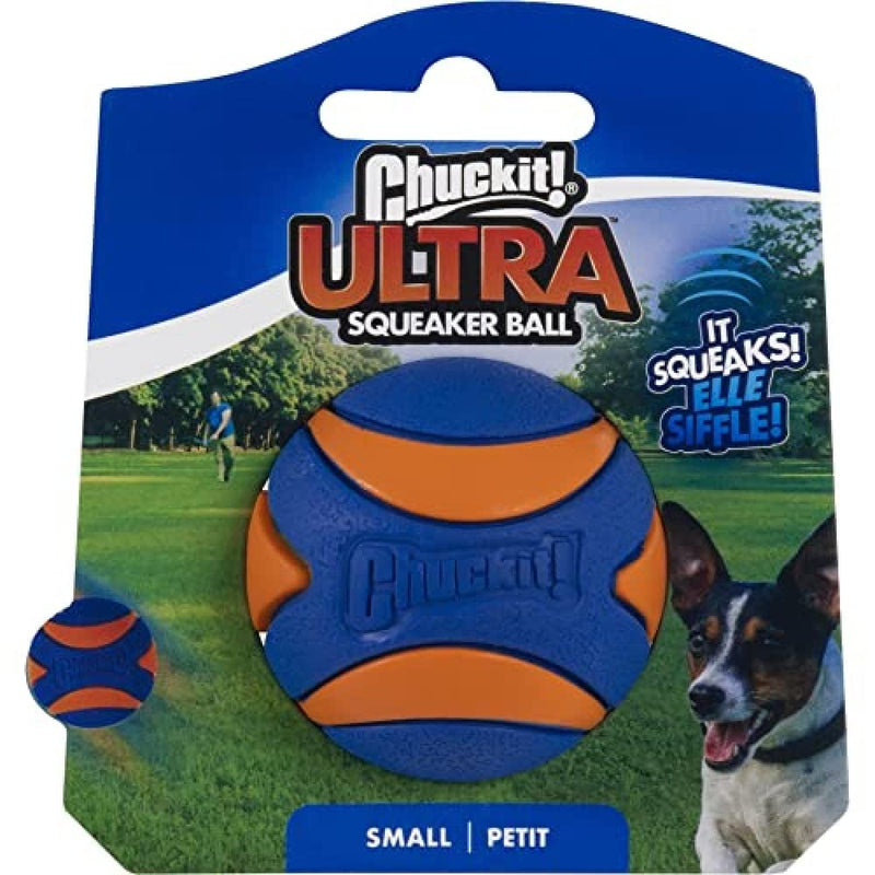 Chuckit! Ultra Squeaker Ball 1 Small - PawsPlanet Australia