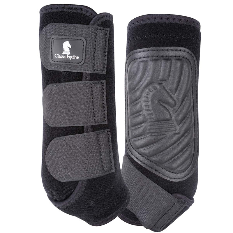 Classic Equine Crossfit Front Boots Black Small - PawsPlanet Australia