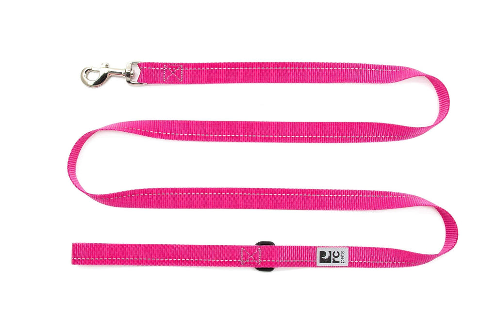 [Australia] - RC Pets Primary Collection Dog Leash Raspberry 6' Length: 3/4" Wide 