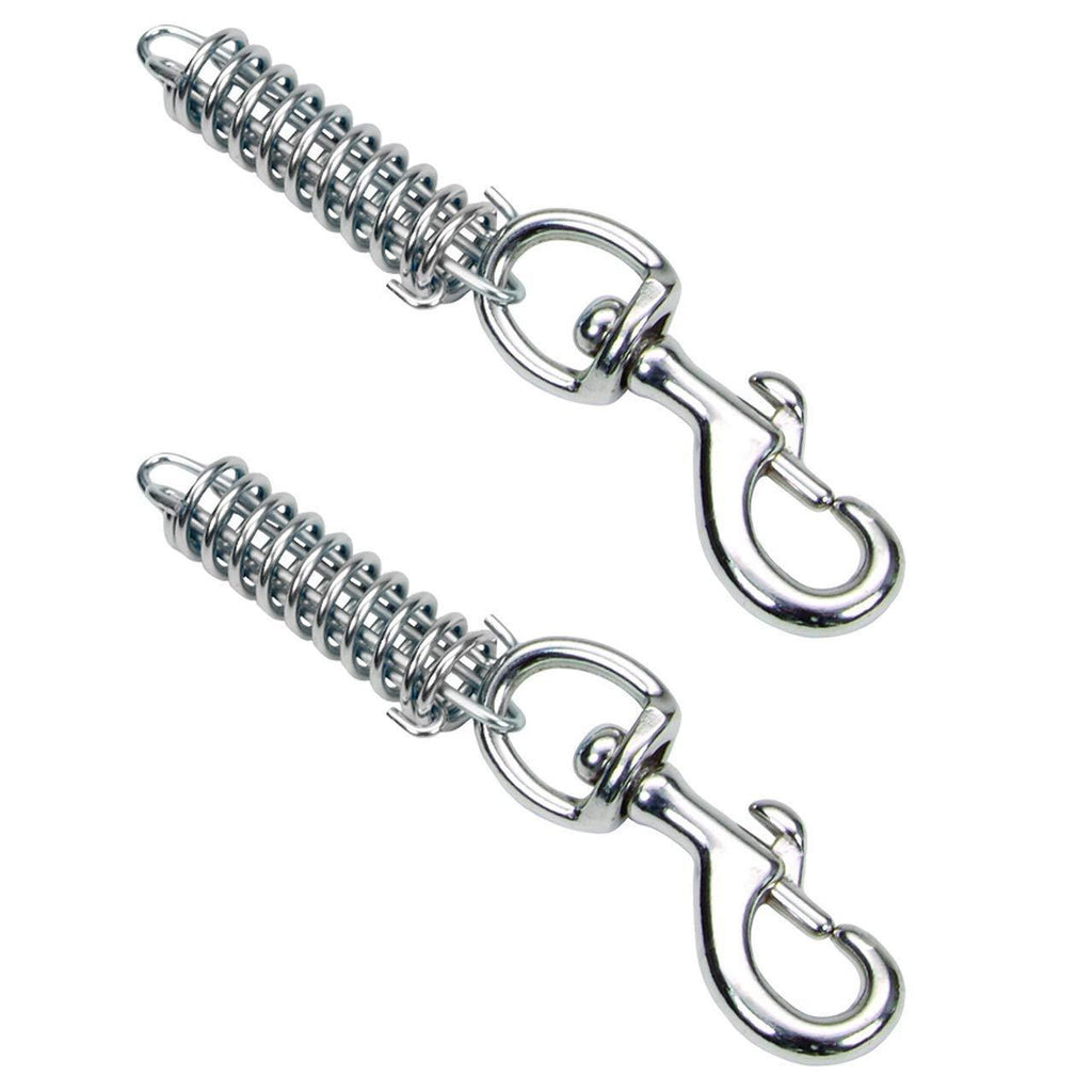 [Australia] - Coastal Pet Products DCP89042 Stainless Steel Titan Dog Shock Spring with Snap Cable Accessory (2 Pack) 