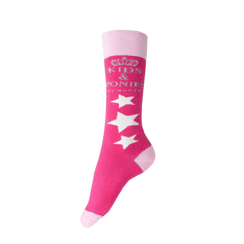 [Australia] - Horze Kids & Ponies Socks Magenta Pink 12.5-4 