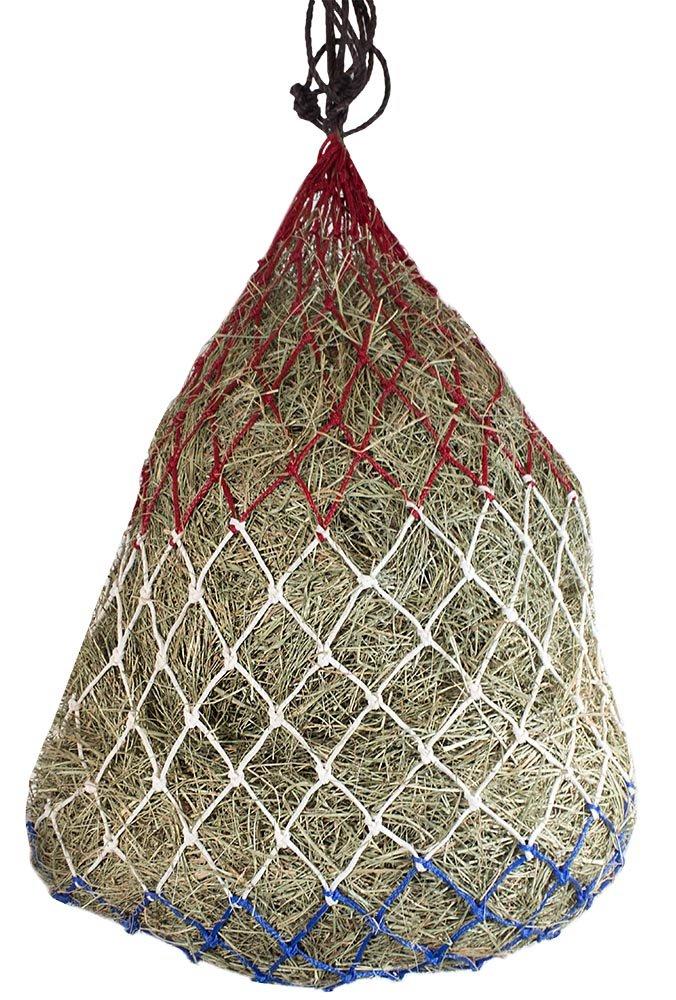 [Australia] - Derby Originals Slow Feed Hay Net, Red/White/Blue, 42" 