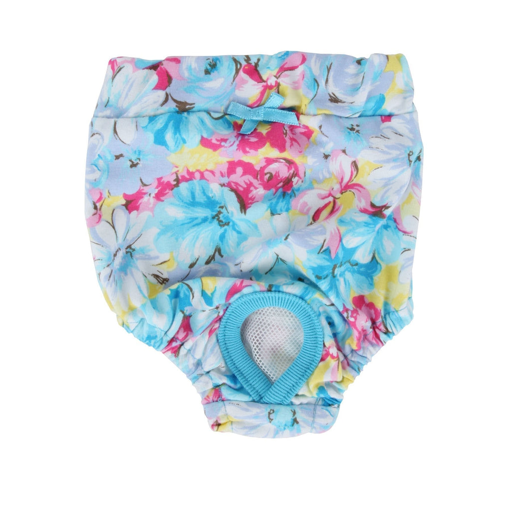 [Australia] - Puppia Spring Garden Sanitary Panty Small Sky Blue 