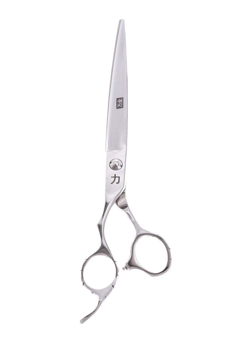 [Australia] - ShearsDirect True Left Handed Professional Grooming Shear Scissors with an Ergonomic Handle Design, 8" 