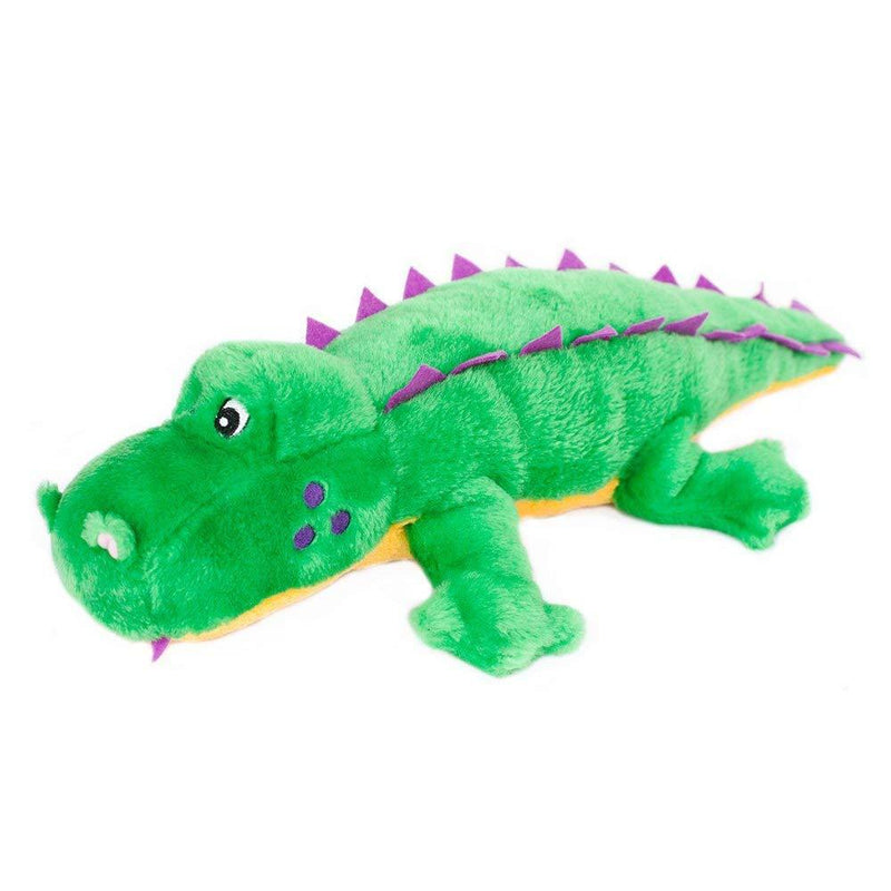 ZippyPaws - Grunterz Grunting Plush Large Dog Toy Alvin the Alligator - PawsPlanet Australia