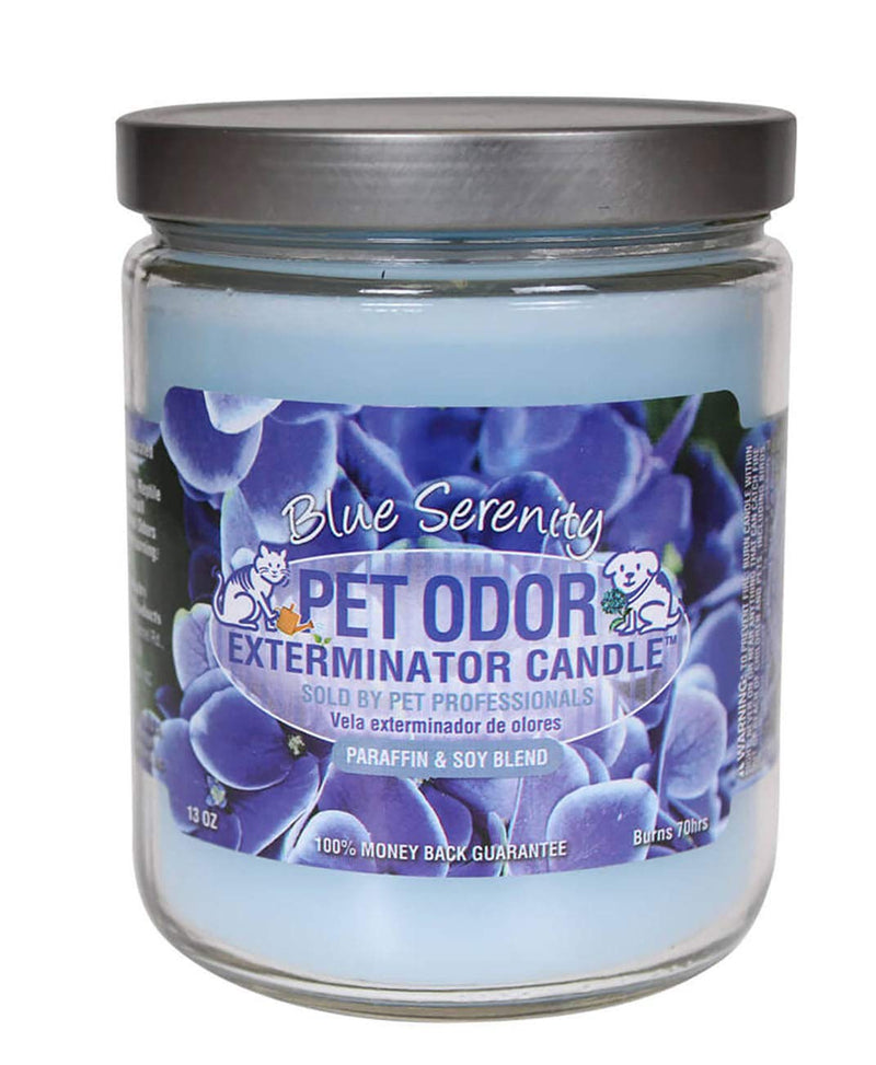 Pet Oder Exterminator Blue Serenity Candle - PawsPlanet Australia