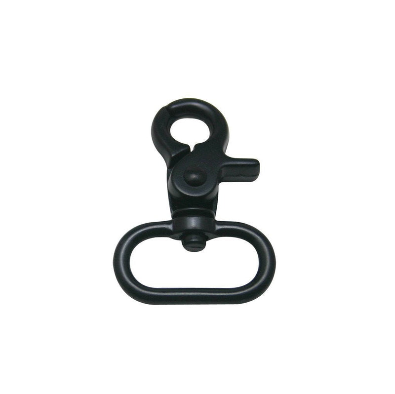 [Australia] - Generic Black 1" Inside Diameter Oval Ring Lobster Clasp for Strap or Dog Collar Buckle Pack of 10 