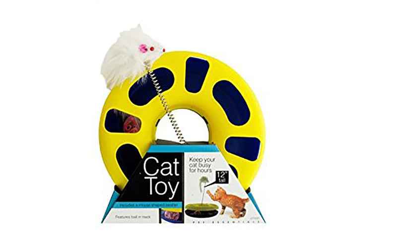 [Australia] - Kole Bulk buys OD386-1 Ball Track Cat Toy with Mouse Swatter 