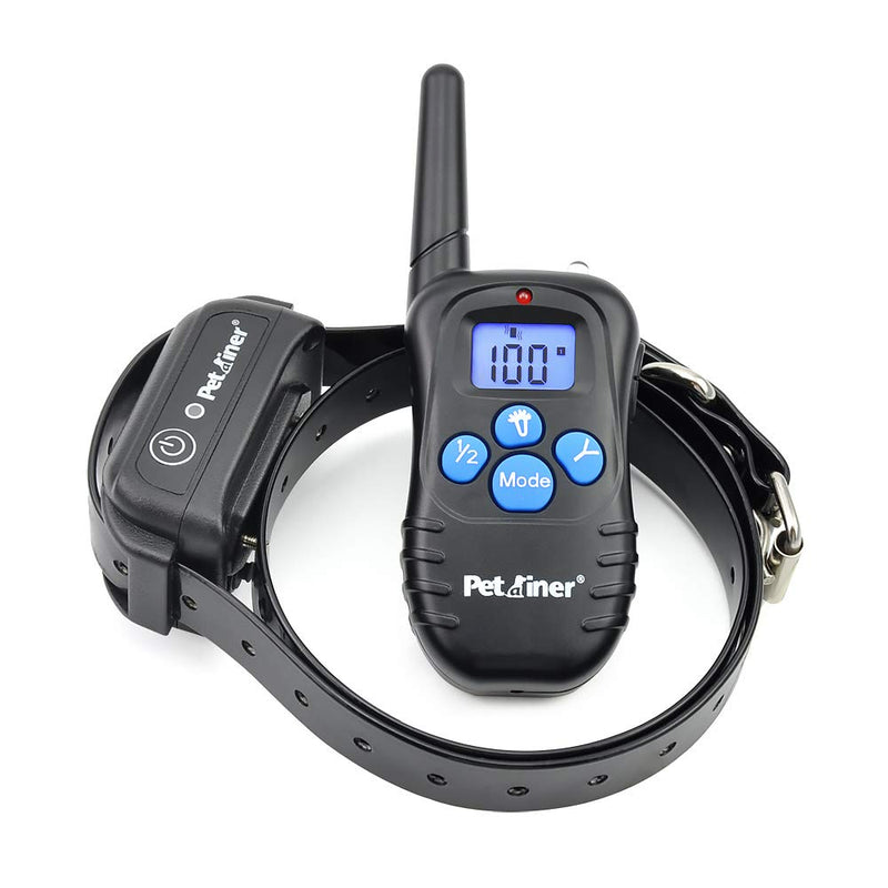 Petrainer Shock Collar for Dogs - Waterproof Rechargeable Dog Training E-Collar with 3 Safe Correction Remote Training Modes, Shock, Vibration, Beep for Dogs Small, Medium, Large - PawsPlanet Australia