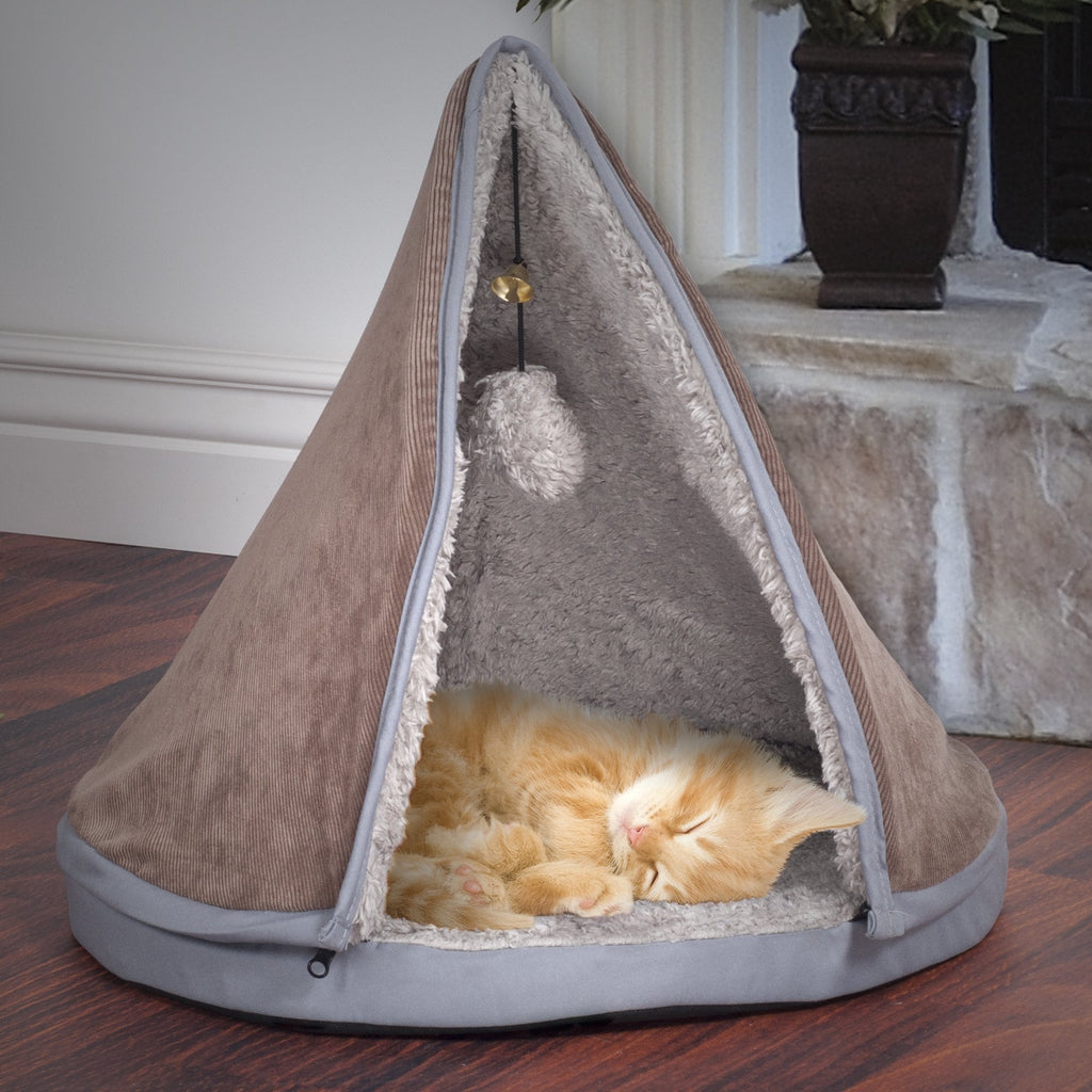 [Australia] - PETMAKER Sleep and Play Cat Bed with Removable Teepee Top 