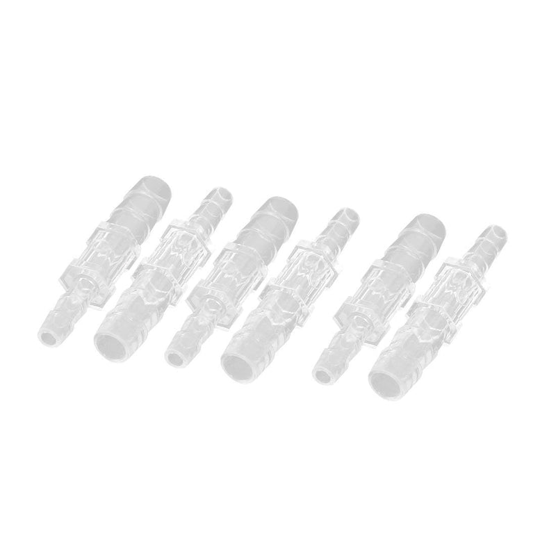 [Australia] - uxcell a14123100ux0154 Aquarium Fish Tank Airline Tube Hose Connector Adapter 5.5mm to 7mm Dia 6pcs, Clear 