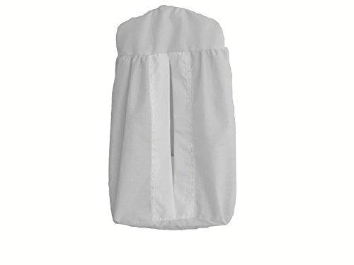 [Australia] - Baby Doll Bedding Regal Diaper Stacker, White 