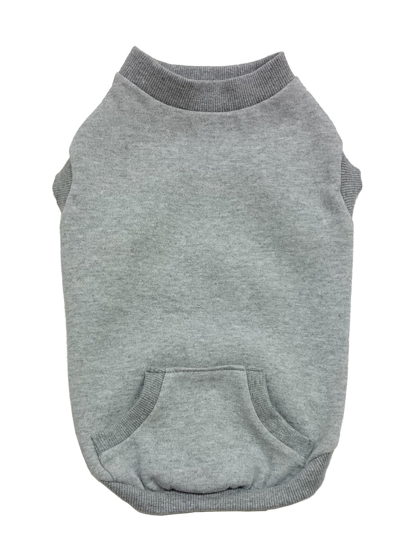 [Australia] - Fashion Pet Gray Outdoor Dog Sweatshirt Medium 