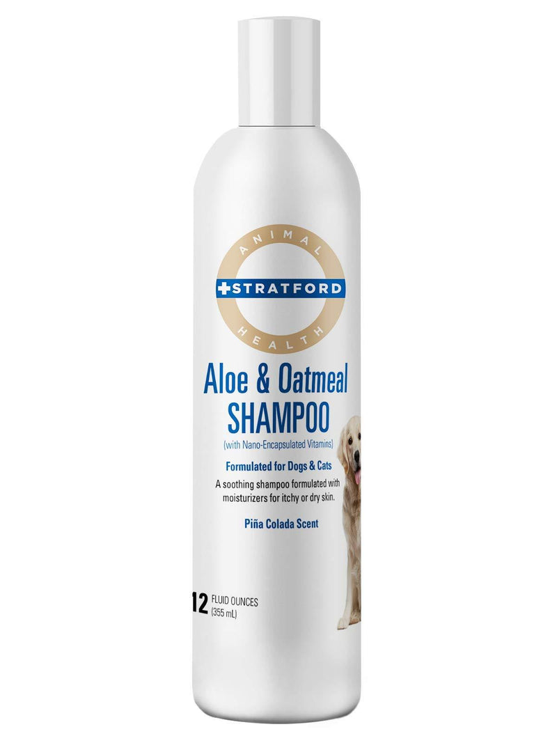 [Australia] - Aloe & Oatmeal Shampoo [Pina Colada scent] for Dogs & Cats [Stratford] (12 oz) 