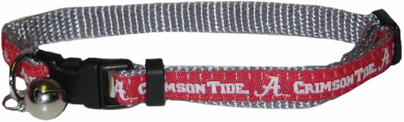 [Australia] - Pets First Collegiate Pet Accessories, Cat Collar, Alabama Crimson Tide, One Size 