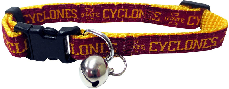 [Australia] - Pets First Collegiate Pet Accessories, Cat Collar, Iowa State Cyclones, One Size 