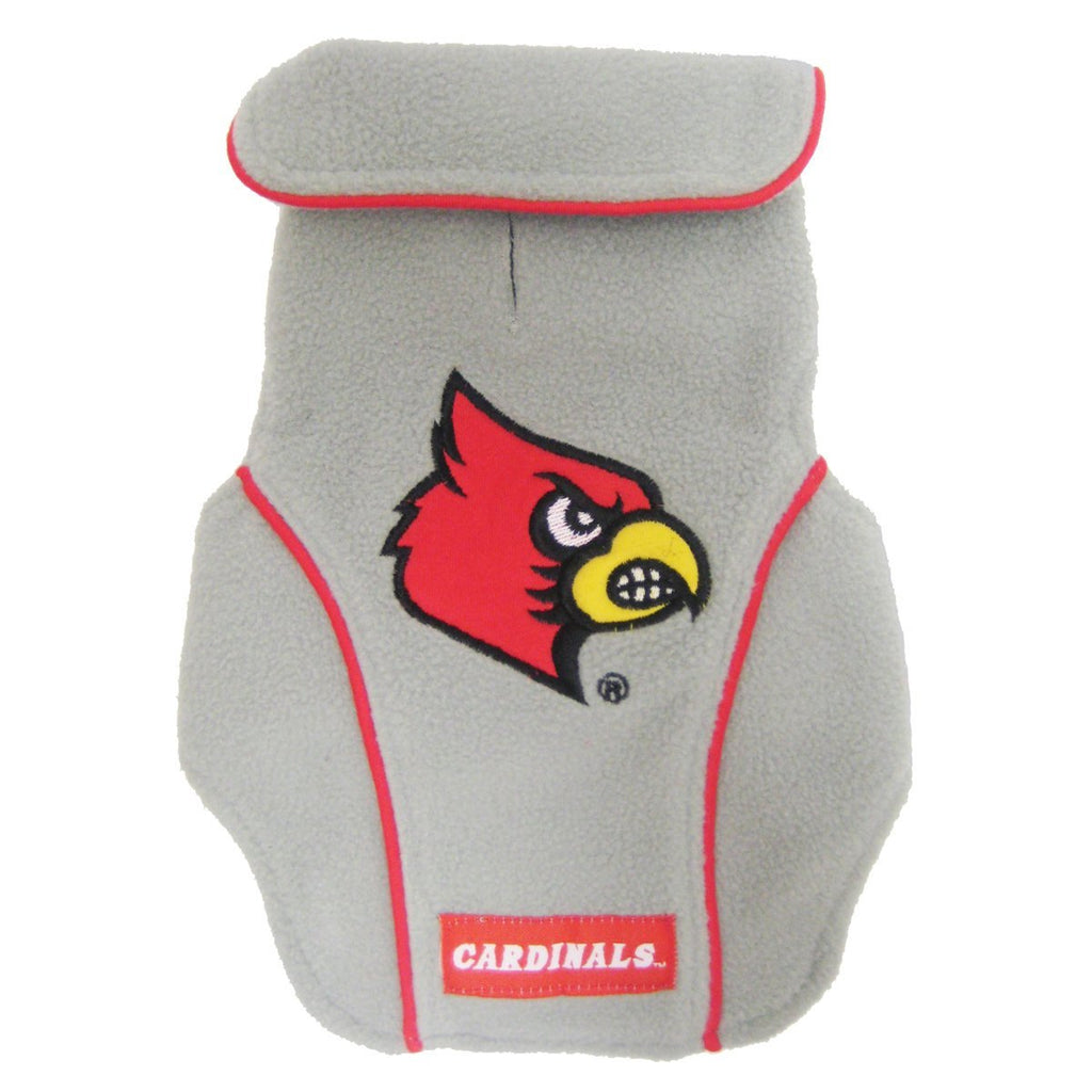 [Australia] - Collegiate Louisville Cardinals Dog Fleece Vest, X-Small 