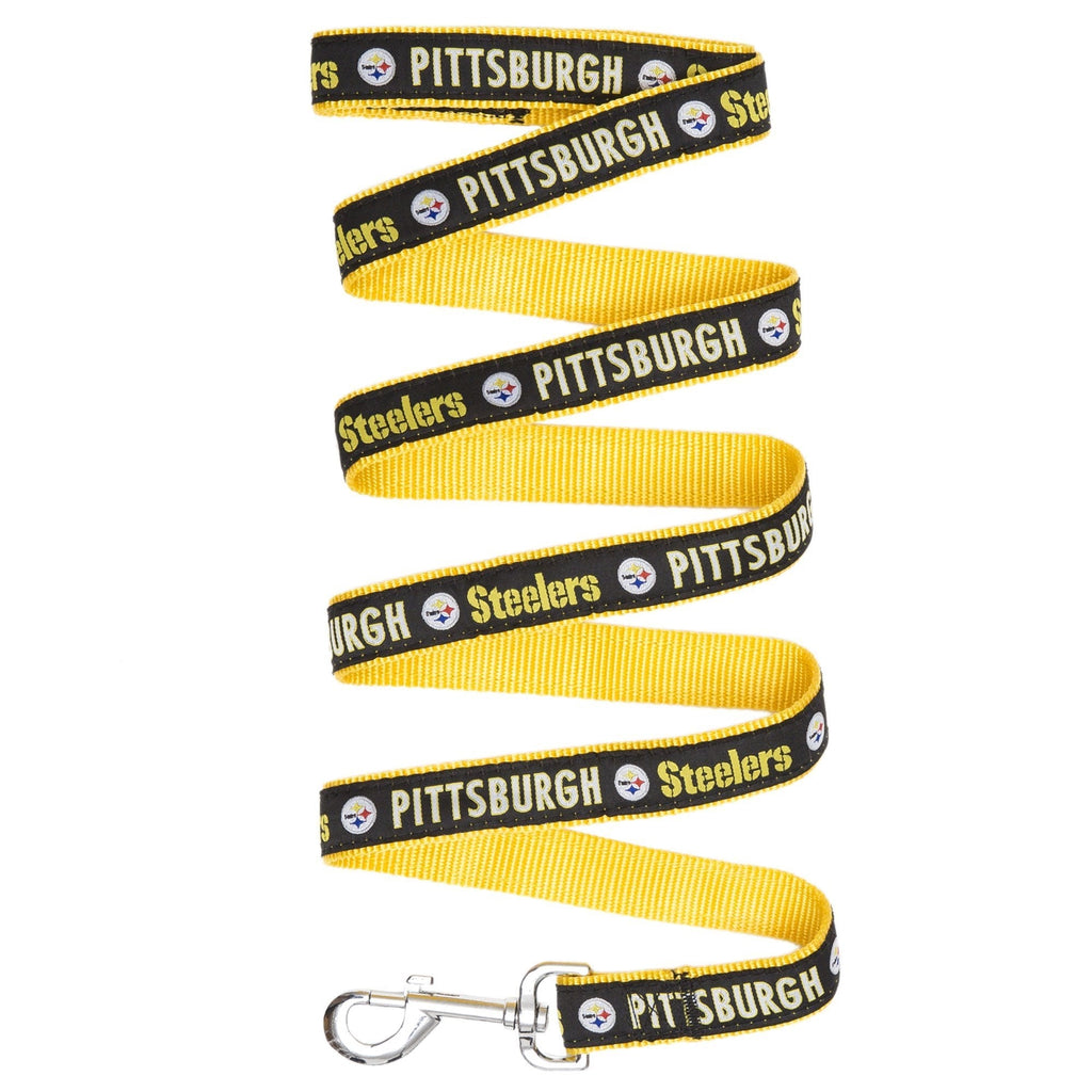 [Australia] - Pets First NFL Sports Dog Pet Leash, Available in Various Teams and Sizes Pittsburgh Steelers Small 